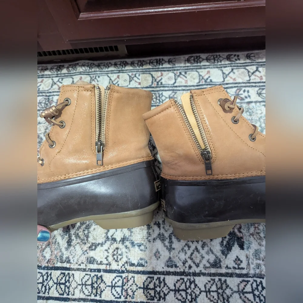 Sperry Fleece Lined Saltwater Duck Boots - Picture 3 of 7